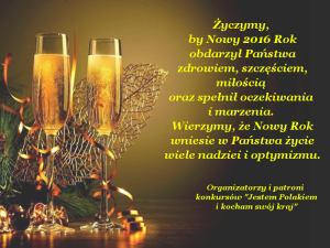 Zyczenia Noworoczne